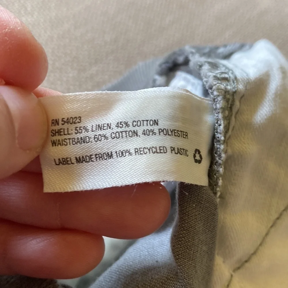 Babygap polo and linen pants size 0-3months